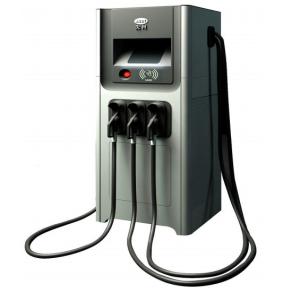 Quality TUV Commercial EV DC Charging Station 60kW CCS CHAdeMo 9'' Touch Screen wholesale