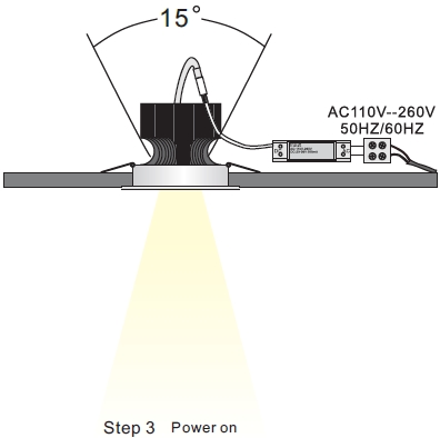 Easy Installation COB Led Downlight CRI 80 10w For Supermarket