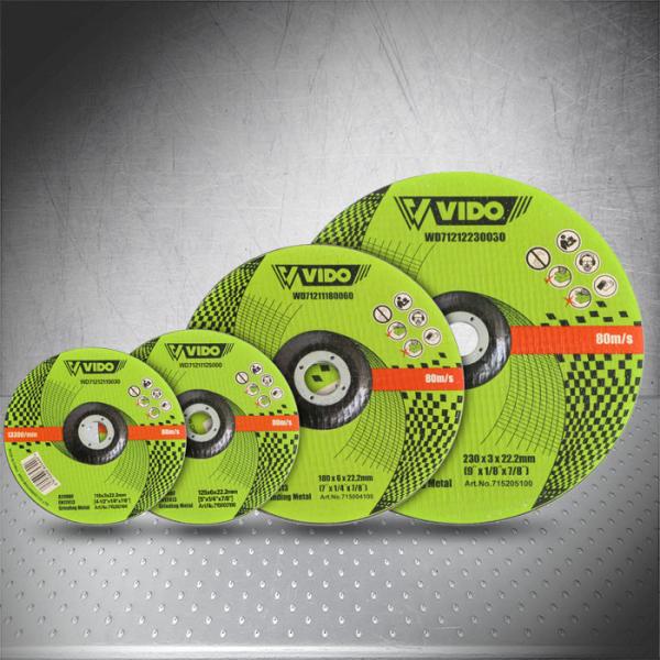 230x6x22.2mm Metal Grinding Cutting Disc， Grinding ratio is higher, high