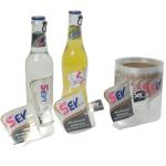 Offset Printing Beverage Bottle Label Alcohol Clear Label Stickers Custom