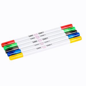 Quality Durable Dual Ended Nibs Edible Colour Pens , Edible Food Pens For Fondant wholesale