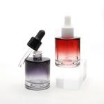 Fat Round Serum Dropper Bottles 40ml Liquid Foundation Bottle Color Painted