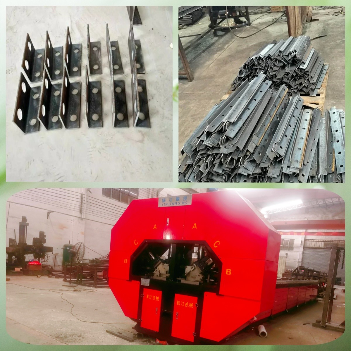 380V 15KW Steel Angle Bar Servo Drive Punching And Shearing Machine Stamping Parts