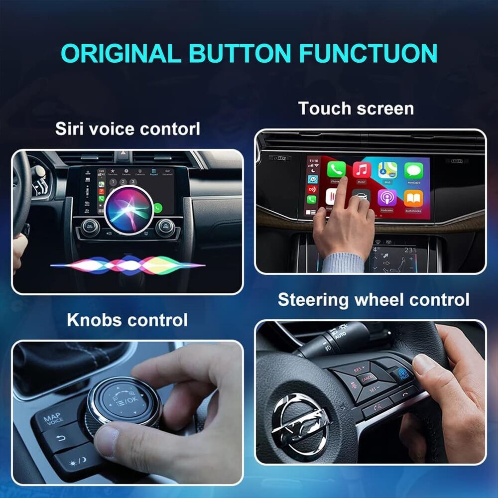 Carplay AI BOX Tbox-S Model Sim Card GPS Navigation 8+128G Wireless Adapter Carplay Ai Box Android 13