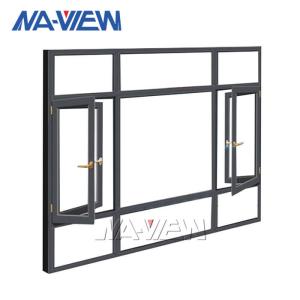 Quality Aluminum Grill Arc Design Casement Windows Hot Sale in Cambodia wholesale