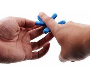 Quality Aluminum Medical Broken Finger Splint S M L Bendable Frog Type wholesale