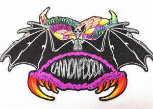 Quality Embroidery Jacket Motorcycle Biker Patches With Iron On Backing wholesale