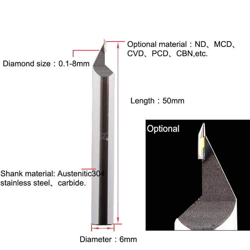 Goldsmith Machine 8mm Diamond Cnc Engraving Mcd Tools