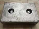 Marine Sacrificial Zinc Anode For Ship , Zinc Hull Anode ISO DNV BV Fit Marine