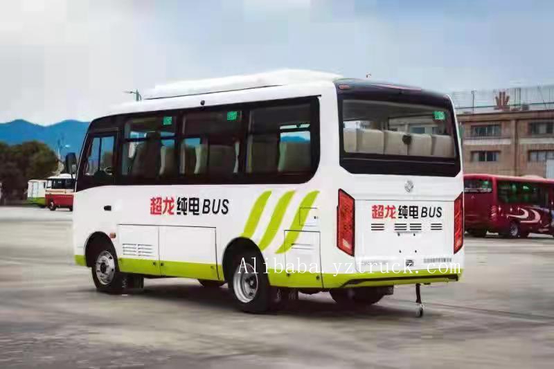 Electric Luxury City Bus 6/8/10 Meter 10-19 Seater with A/C and LHD Steering Position