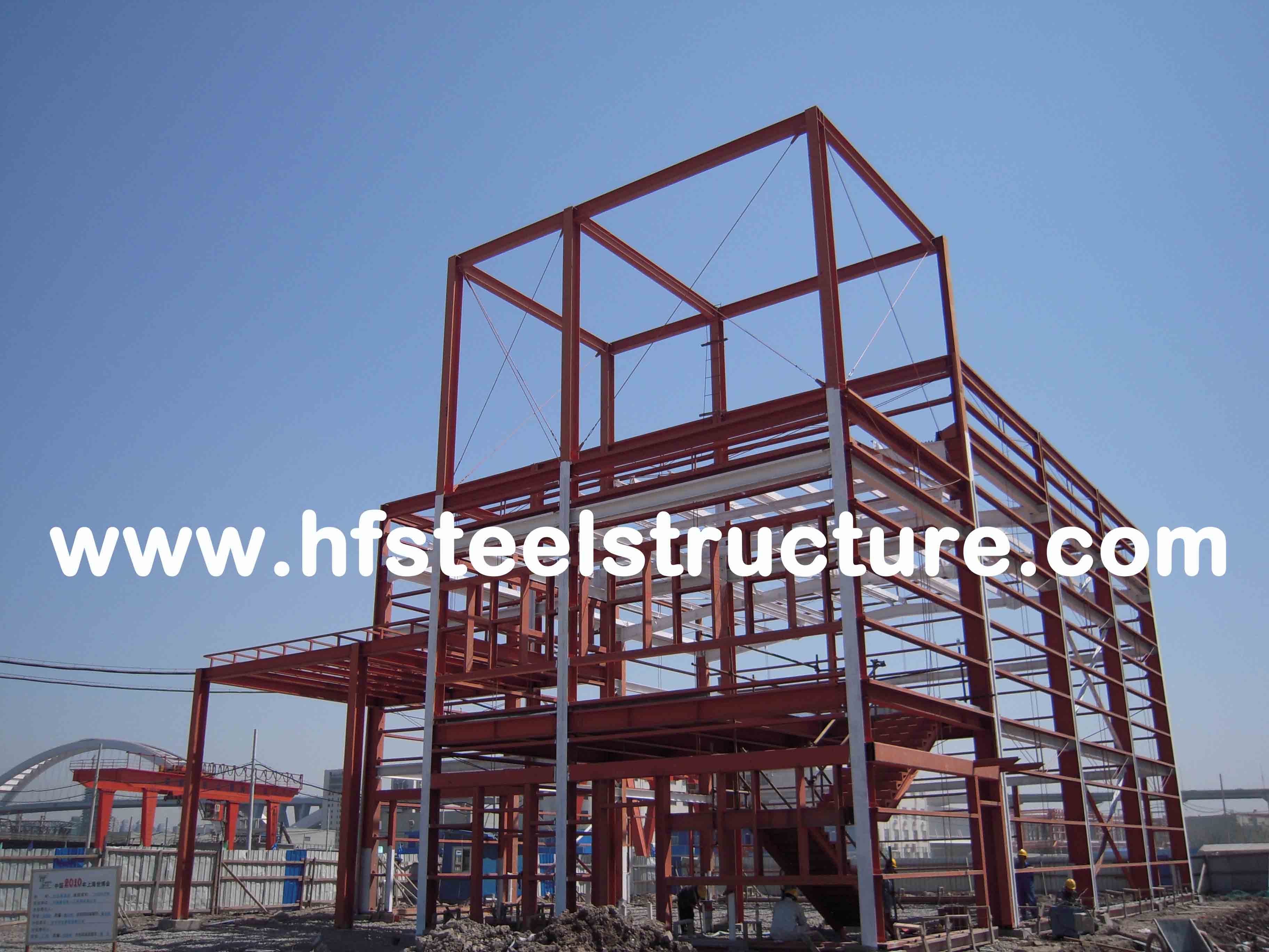 Prefabricated Shearing, Sawing, Grinding, Punching, Metal Commercial Steel Buildings