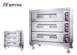 Commercial Bakery Deck Oven Three Deck Six Tray for Hotel Use