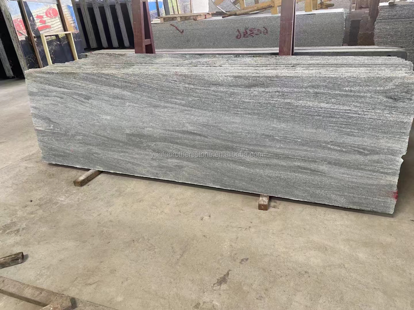 Villa Stone Polished Galaxy Green Granite Slabs for Interior and Exterior Renovation