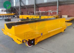 Quality Heavy Duty Metal Factory Rail Transfer Trolley For Steel Plant wholesale