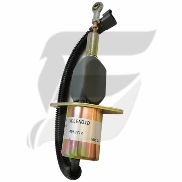 4063712 6734-81-9141 24V Flameout Fuel Stop Solenoid For Komatsu PC300-7 PC360-7