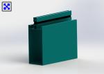 Thermal Break Aluminum Curtain Wall Profile Green Fluorocarbon Coating