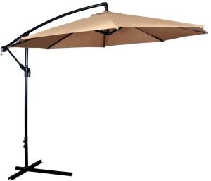 Quality Outdoor Steel Frame Crank Hanging Umbrella Dia 3M wholesale