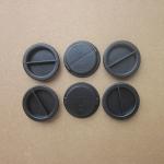 Green material ABS or HIPS lid for piggy bank , money bank , diameter 3.5 cm