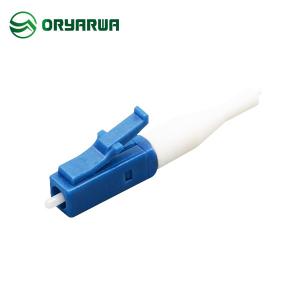 China 0.9mm PC Simplex LC APC Fiber Connector 16.7mm Boot Multimode on sale