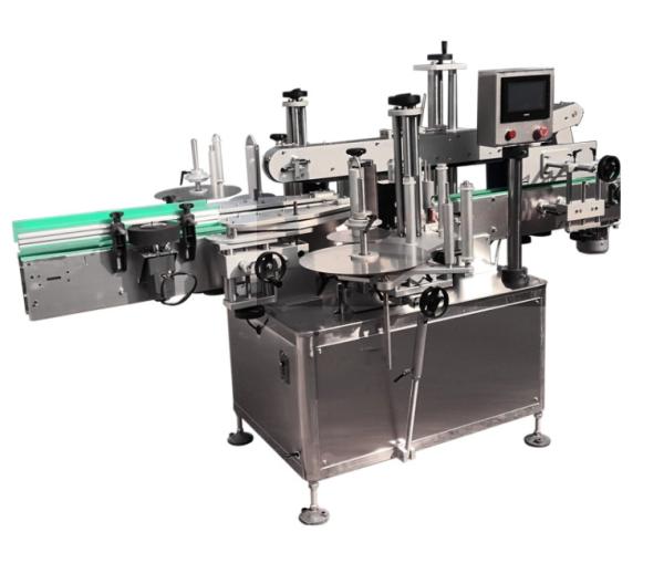 0.6Mpa Automatic Label Sticking Machine 1500W Self Adhesive Sticker Labeling