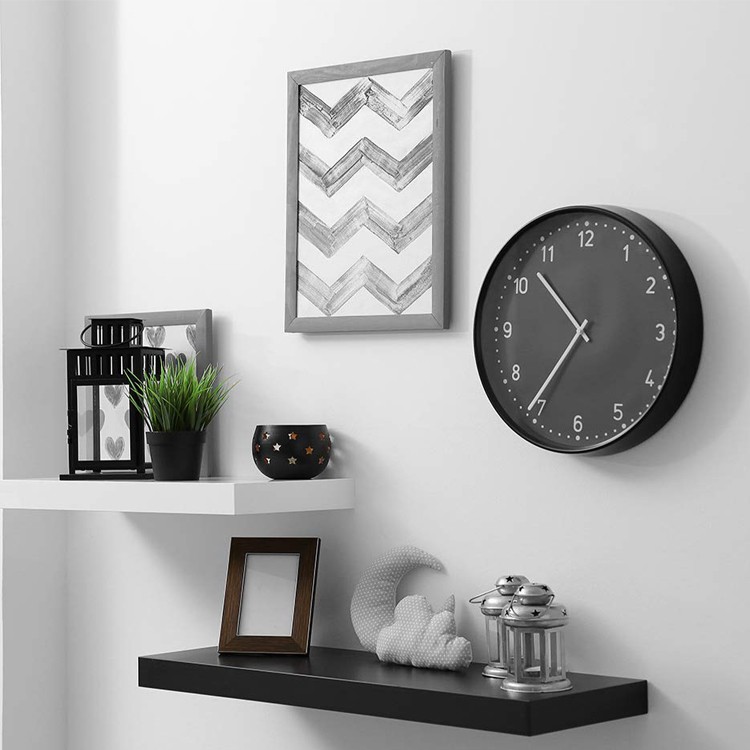 Single-side Bracket Heavy Duty Hidden Shutter Wall Mounted Floating Shelf for Home Decor