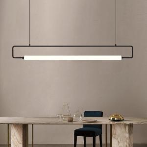 Quality Modern Restaurant Chandelier Minimalist Bar Restaurant Indoor Rectangular Chandelier(WH-MI-406) wholesale