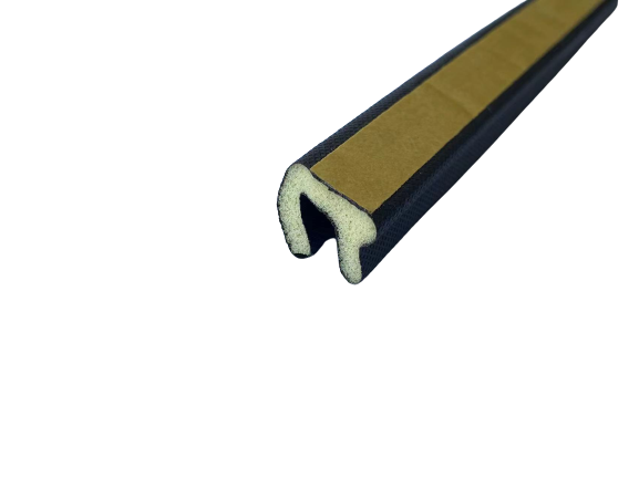 Self-adhesive Aluminum-clad Wood Door and Window Rubber Seal Strip with 65±5 Hardness