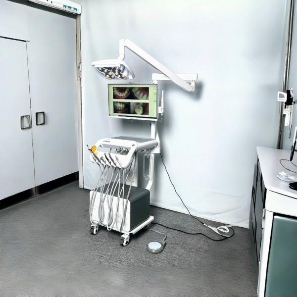Luxury Dental Trolley Cart Movable Dental Treatment Desk Portable Dental Unit