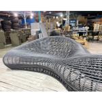 Custom Design Outdoor Rattan Sofa 100% Hand Woven Mall Furniture Random