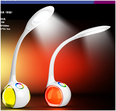 Indoor Contemporary Desk Lamps Color Ring Dimming Free Standing