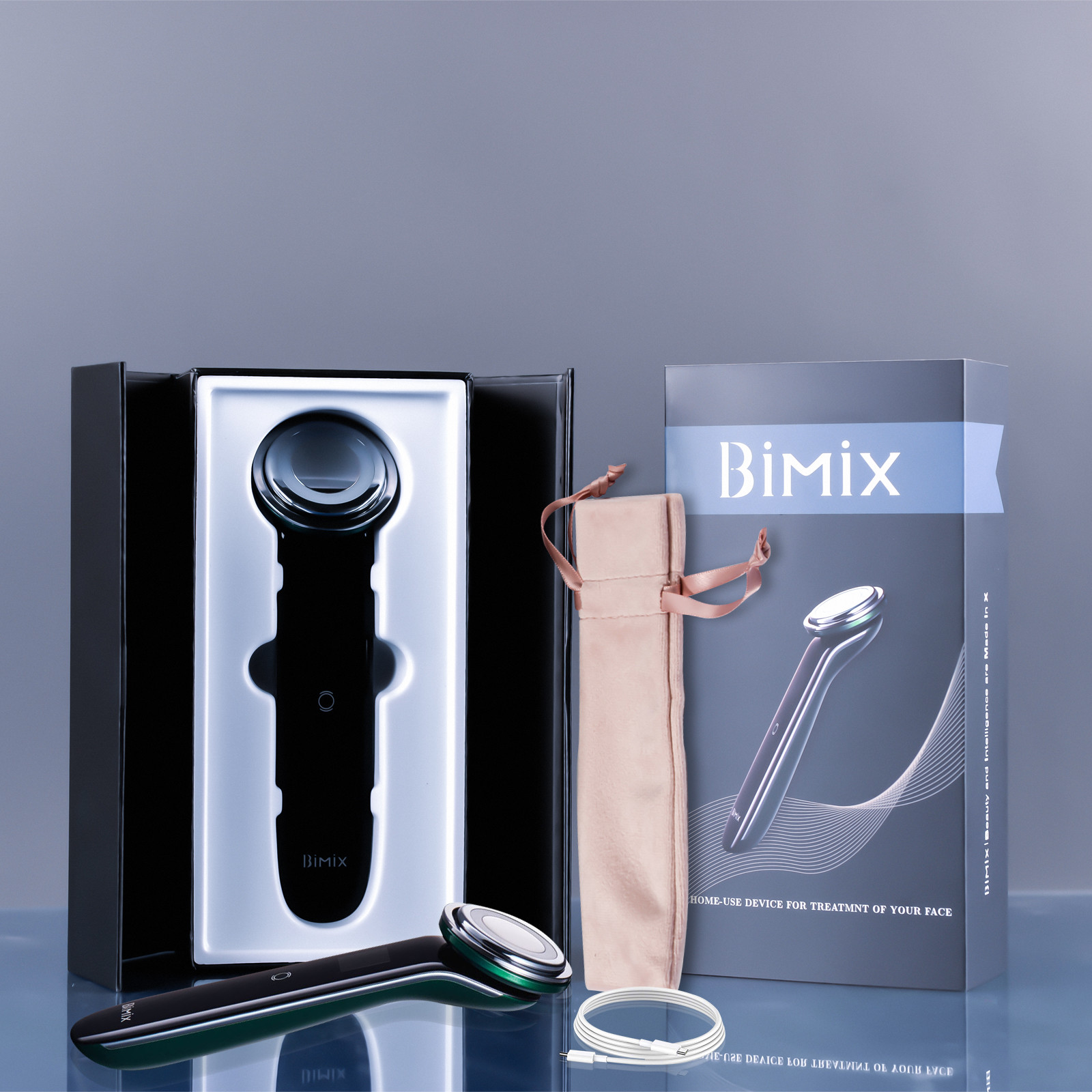 FCC Whitening Lifting Tightening SS316 Ion Facial Device