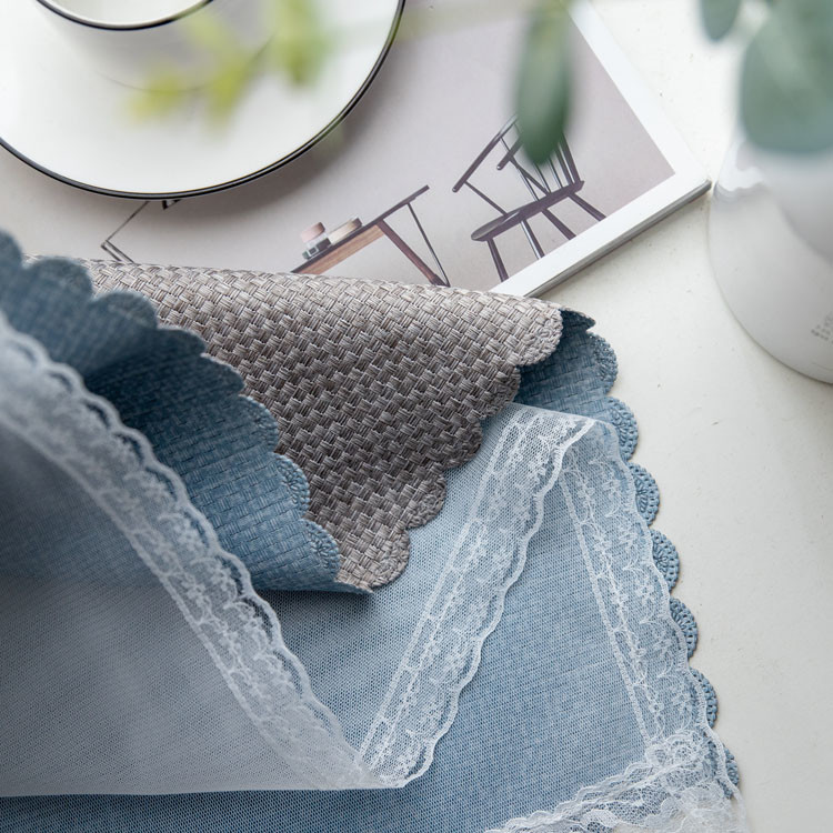 Luxury Linen Cotton Textile Polyester Curtain Fabric Soft Breathable