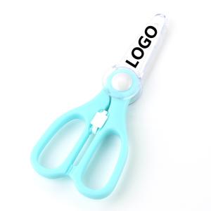 Quality Safety Ceramic Baby Food Scissors Gift Logo Customized Kitchen Supplies wholesale