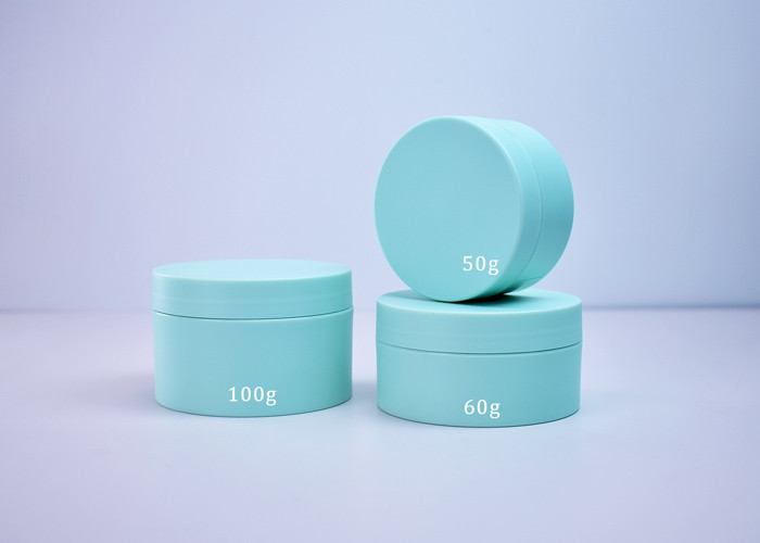 15ml-100ml Recyclable 2OZ Plastic Cream Jar In Round Shape,Matte Finish Soft Touch ,PCR PP Custom Color Are Available