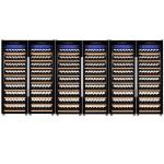CE hinged glass door 110 bottles Wine Display Fridge