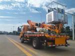 3.5T Rear Axle Loading Aerial Work Platform For Truck - QuanChai Q23-132E60