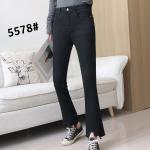 Mid Waist Spandex Cotton XXS To XXS Ladies Jeans