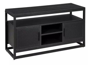 Quality Black Modern Bedroom TV Cabinet OEM Approved Solid Pine Wood wholesale
