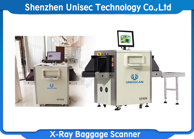 LCD Display 19 Inch Real X Ray Baggage Scanner Inspection System High Resolution For Airport Security Small Size