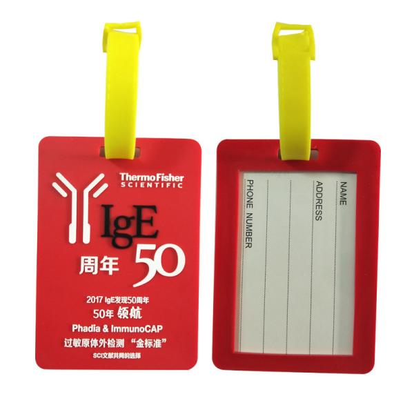 Anniversary Souvenir Soft PVC Luggage Tag Travel Bag Labels Baggage Handbag ID