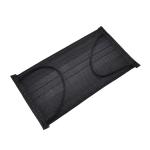 17.5x9.5cm Disposable Black Face Mask / Black Earloop Mask For Building Site
