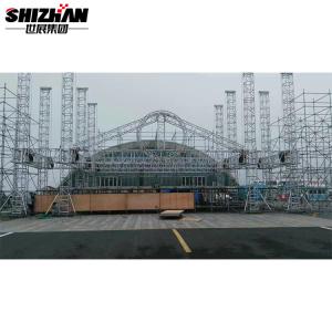 Quality TUV Stage Decoration Circles Curved Aluminum Triangle Lighting Truss wholesale