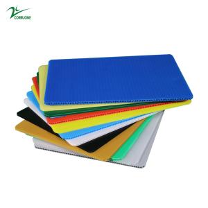 Quality Sunproof Flame Retardant HDPE Corrugated Sheet A4 Coroplast Sheets 4x8 wholesale