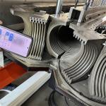 HDPE Double Wall Corrugated Pipe Extrusion Line Energy Saving
