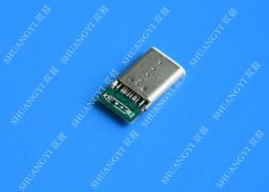 Quality Type C USB 3.1 Waterproof Micro USB Connector Metal For Mobile Phone wholesale