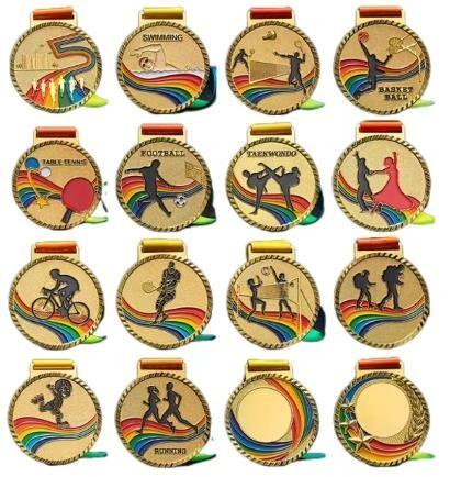 Letterpress Printing Custom Football Medals Generic Laser Engraving Martial Arts