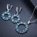 CZ Earrings for Women Crystal Nacklace Jewelry Female Accessories Jewelry