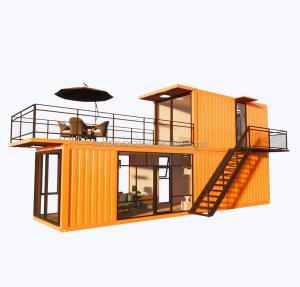 Quality Hotel Prefab Modular Steel Container Homes Sentry Box Mobile Container House 20ft 40ft wholesale