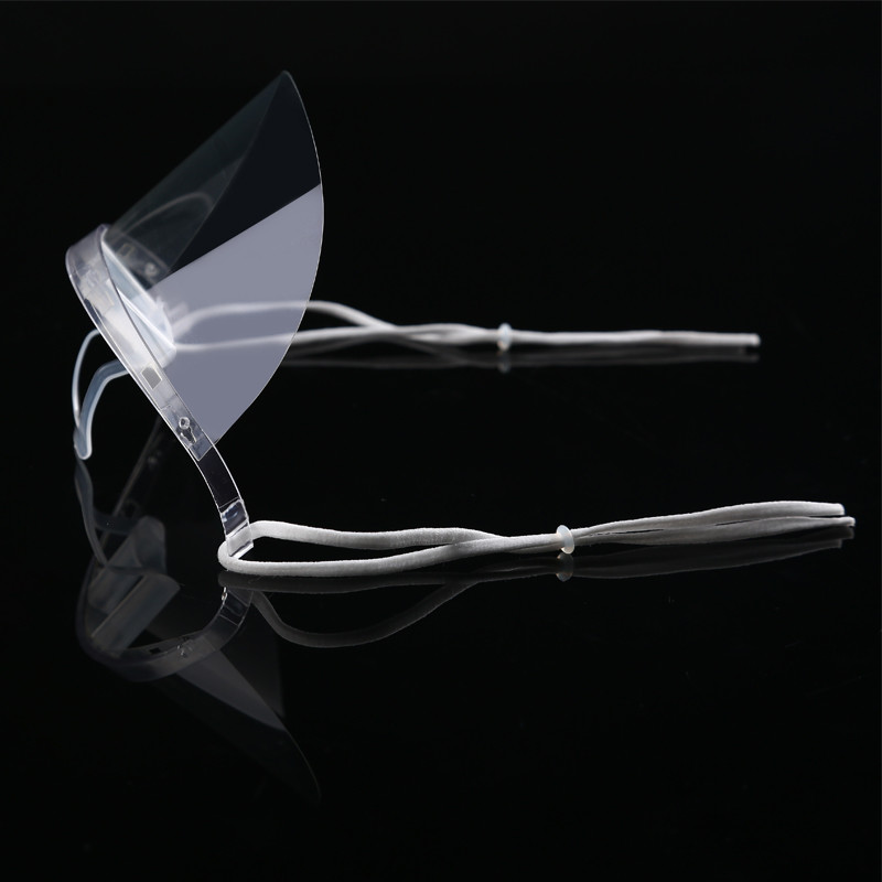 Clear ABS PET Hygiene Face Mask For Reception Staff
