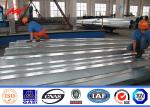 110kv Galvanized Utility Power Poles For Transmission Electrical Line ISO 9001